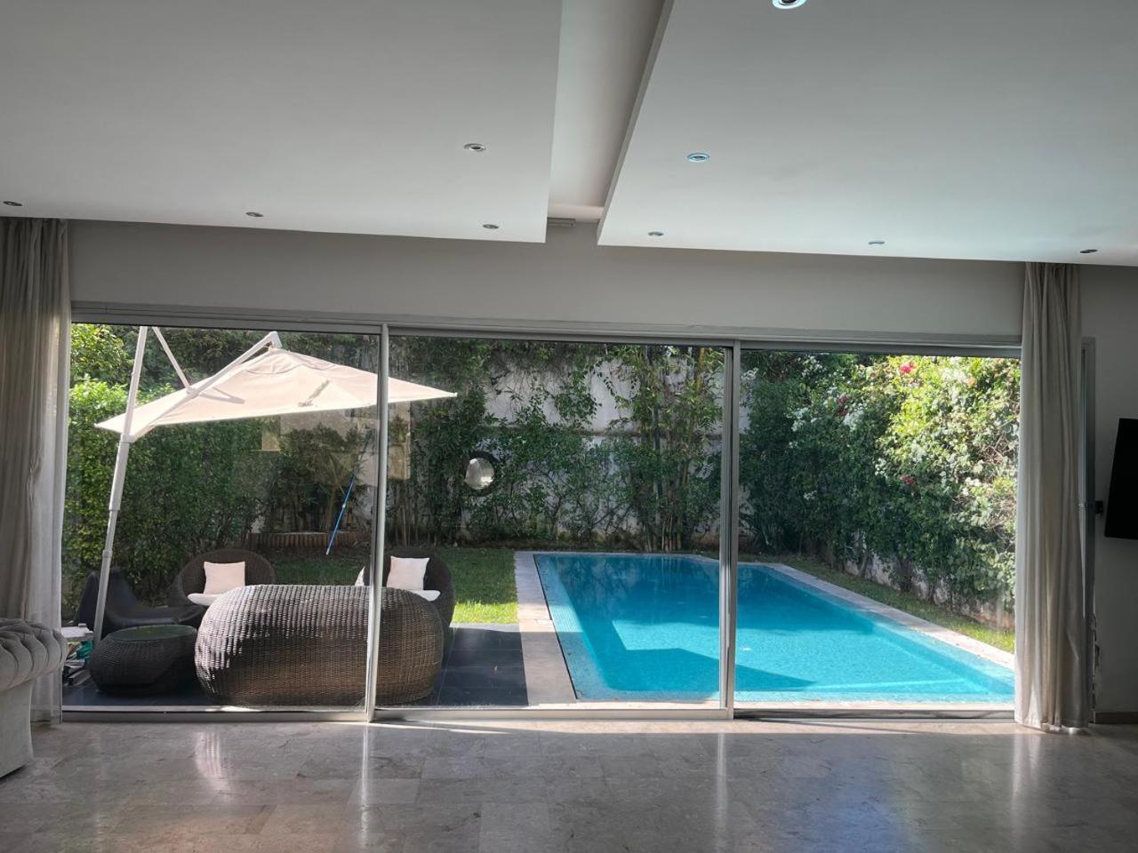 Villa Moderne Avec Piscine, Front De Casa Blanca